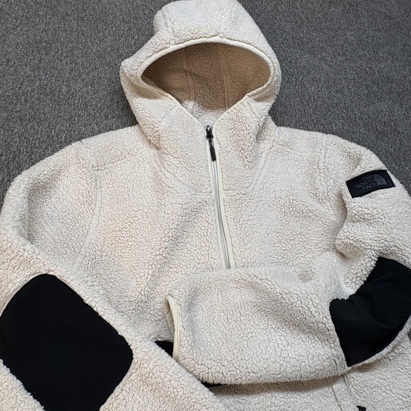 The North Face Campshire Pullover Hoodie Women's Sherpa Fleece Hoodie Warm Large - Picture 9 of 14